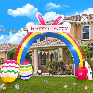 10 FT Easter Archway Inflatable Yard Decoration