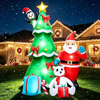 10FT Christmas Santa Claus Inflatable Yard Decoration