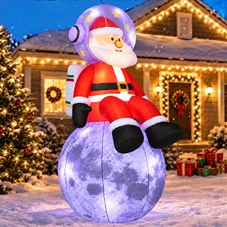8FT Christmas Santa Claus Inflatable Yard Decoration