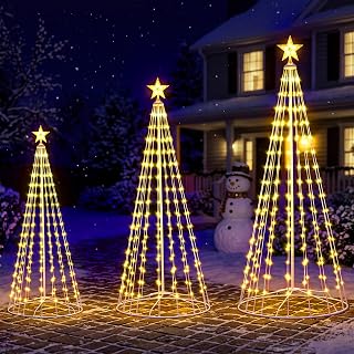 4FT Christmas Christmas Tree Yard Decoration 3 Pack