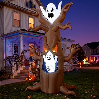 7 Ft Halloween Ghost Inflatable Yard Decoration