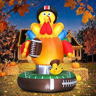 6FT Fall Turkey Inflatable Yard Decoration