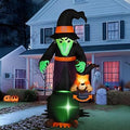 7FT Halloween Witch Inflatable Yard Decoration