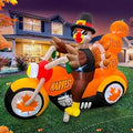 6.5 FT Fall Pumpkin Inflatable Yard Decoration
