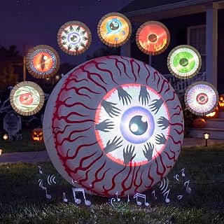 4FT Halloween Light Projector Inflatable Yard Decoration