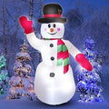 8 FT Christmas Snowman Inflatable Yard Decoration