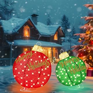 3FT Christmas Yard Decoration 2Pcs