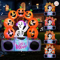 6 FT Halloween Pumpkin Inflatable Yard Decoration