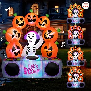 6 FT Halloween Pumpkin Inflatable Yard Decoration