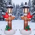 6ft Christmas Inflatable Yard Decoration 2 Pcs