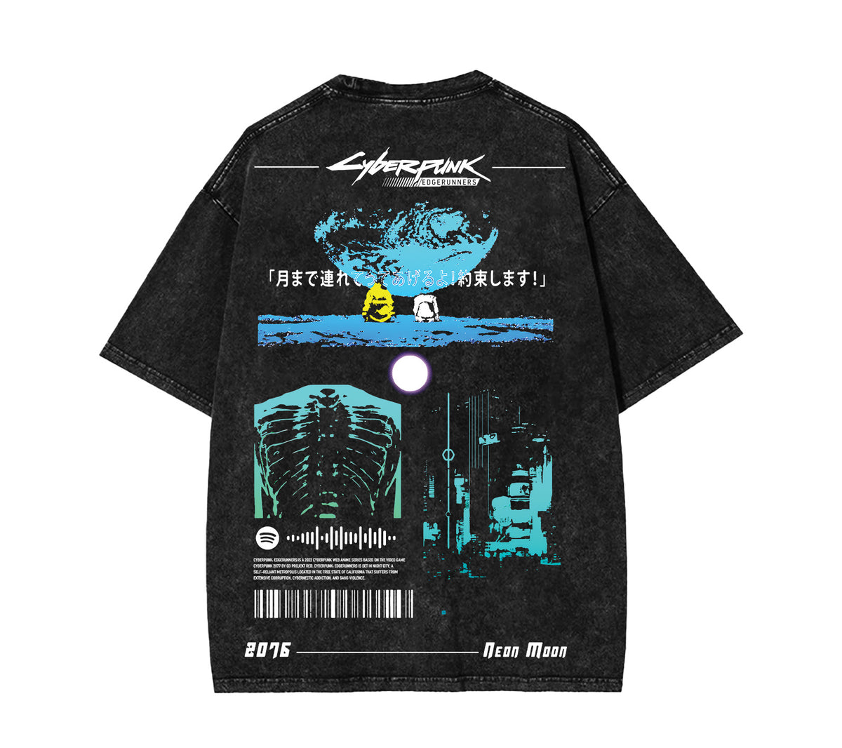 Retro David x Lucyna Cyberpunk Wash Tshirts [TPR]