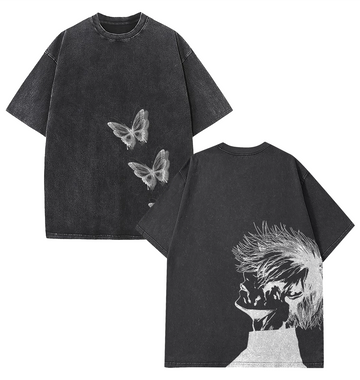 Retro Vintage Ken Kaneki Tokyoooo Ghoul anime vintage Clothing Cotton | 'TTT'