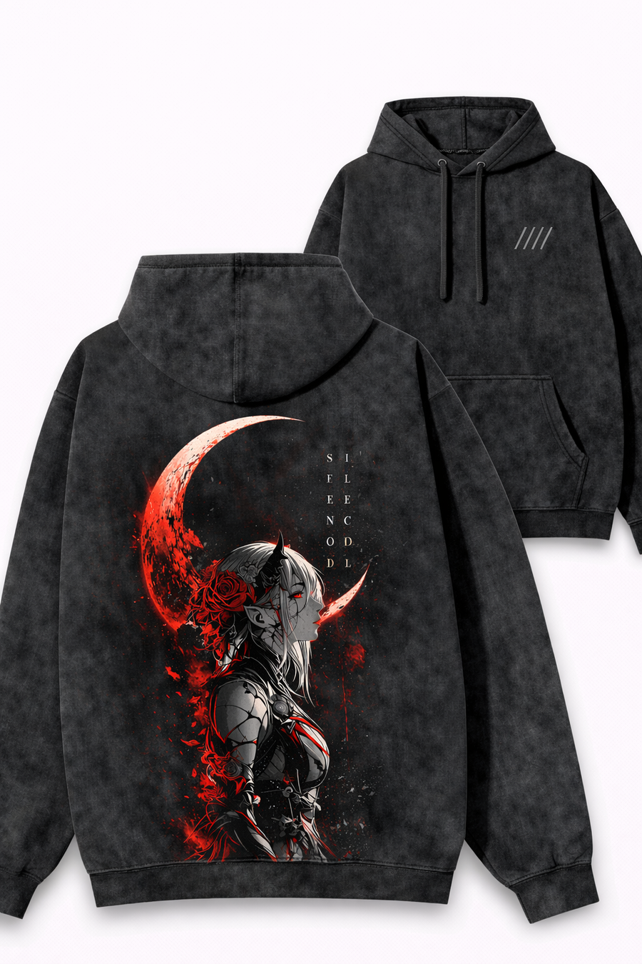 Silence of Blood Streetwear – Dark Gothic Graphic T-Shirt & Hoodie
