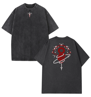 Japanese Anime Hunter x Hunter Washed T-Shirt | Unisex Harajuku Hip-Hop Streetwear Cotton Tee for Summer