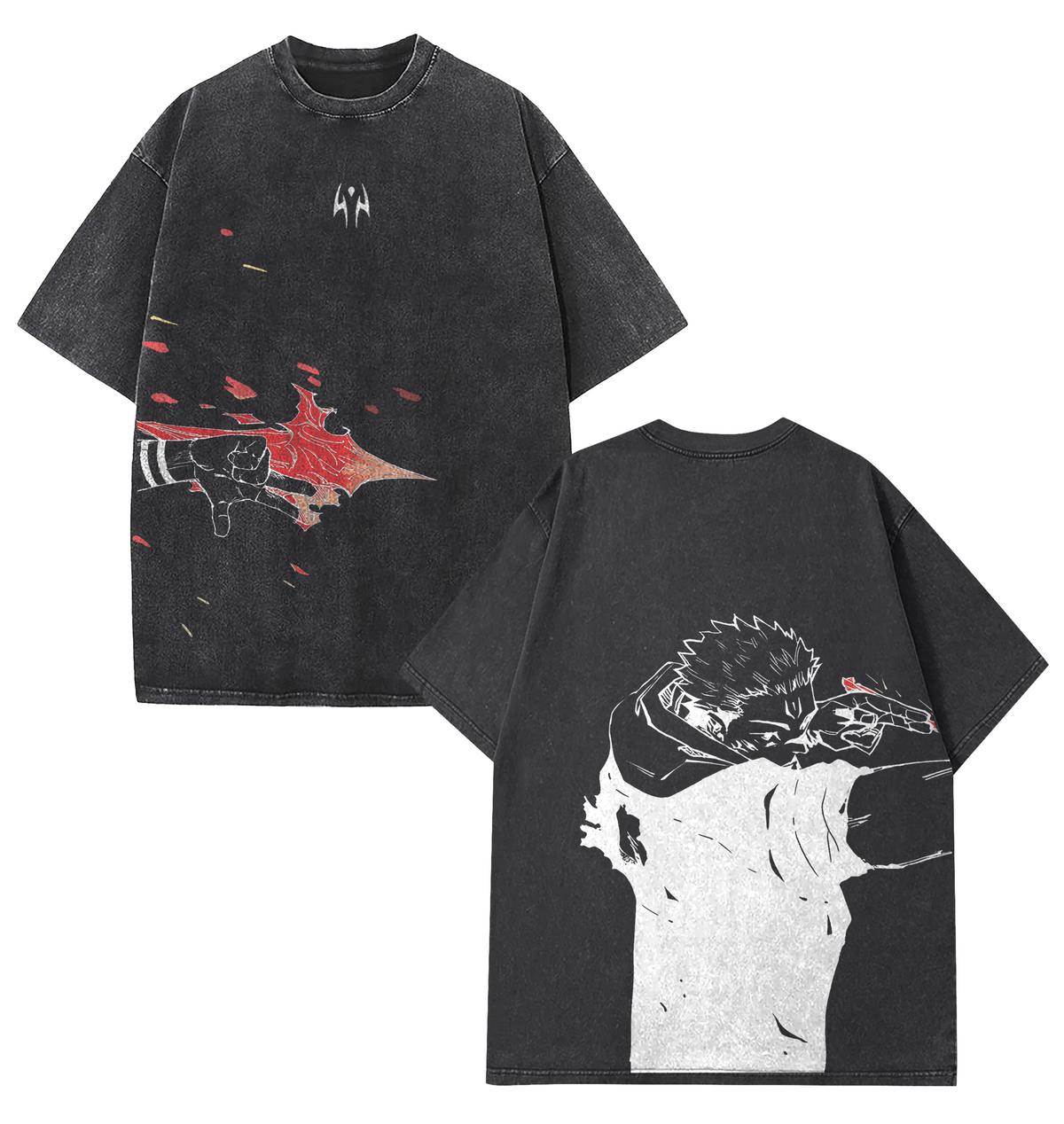 TTT'|Sukuna T-shirt Jujutsu Kaisen Tee Anime JJK22