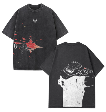 TTT'|Sukuna T-shirt Jujutsu Kaisen Tee Anime JJK22