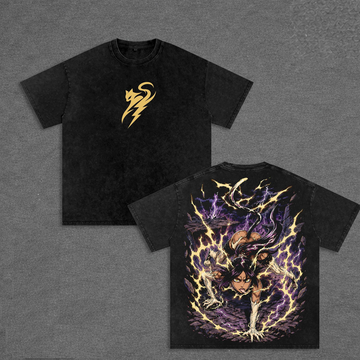 Bleach Yoruichi Shihouin Washed Tee – Anime T-Shirt