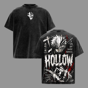 Bleach Ichigo Kurosaki Hollow Double Printed Graphic T-Shirt