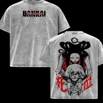 Bleach Kisuke Urahara Bankai Bleach  Washed T-Shirt