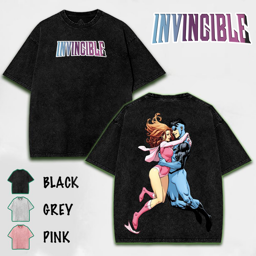 Atom Eve x Mark - Invincible ss4 War Washed T-Shirt
