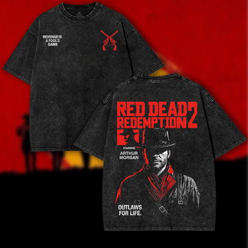 Arthur Morgan Red Dead Redemption 2 Washed Graphic Tee
