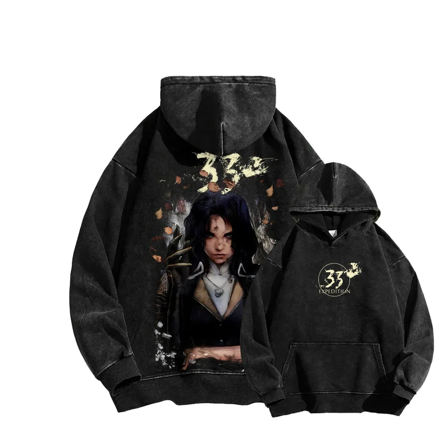 Expedition 33 Unisex Washed Hoodie 'TTT'